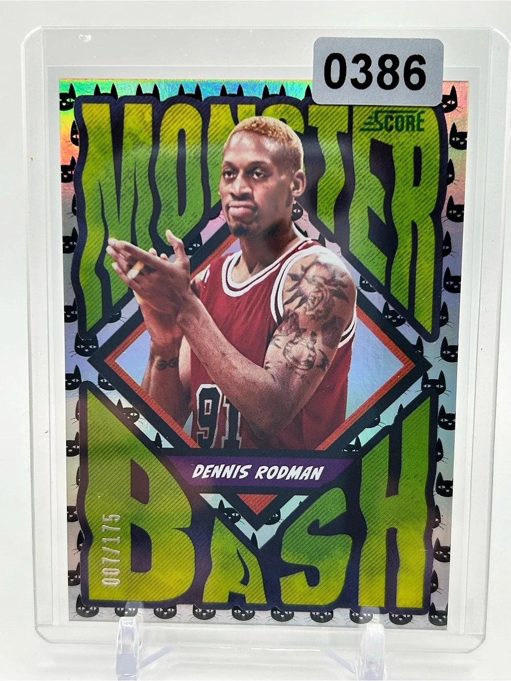 Dennis Rodman Monster Bash 007/175 Black Cat Parallel Panini 2026 ScoreATreat🐈⬛